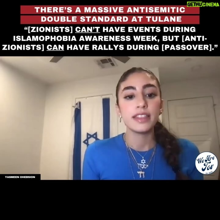 Caroline D'Amore - 18.9K Likes - #EXCLUSIVE interview conducted by @wearetov with @yasmeen.ohebsion regarding HORRIFIC antisemitism at Tulane. #SwipeRight to listen to her horrifying testimony.
Please #ShareWidely to amplify Yasmeen’s voice and the experience of Jewish students on campus.
🔔Follow @wearetov to support our work in combatting antisemitism and to stay informed.
🧿See with your own eyes.
🦻Hear with your own ears.
🪬Feel with your own soul.
🤝Join our mission to stand up for what’s right.
.
.
.
#EndJewHatred #antisemitism #stopantisemitism #jewish #jew #judaism #endantisemtism #israelunderattack #istandwithisrael #israel #israeli #selectiveoutrage #injustice #MeToo_UNless_UR_A_Jew #BringThemHome #BringThemHomeNow #ReleaseTheHostagesNow #FreeTheHostages
Disclaimer- we neither endorse nor defend or promote images of violence and hatred but share them for educational and awareness purposes. We are not responsible for the messages or images in this post.
Disclaimed for IG “Fact-Checker”: this post is merely a viewpoint/opinion/theory/satire and should not be construed as a statement of fact. Nor am I giving any advice.
Copyright Disclaimer under section 107 of the Copyright Act of 1976, allowance is made for “fair use” for purposes such as criticism, comment, news reporting, teaching, scholarship, education and research.