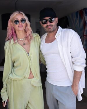 Caroline D'Amore Instagram - My best friend @hamilton not to be confused with my boyfriend but he’s been there through them all. 💔🩷😂 I love you with all my heart. Having one best friend is all you really need. Someone who can be the realest with you. Someone you can call  whenever you feel your worst and your best and know they will always see you and tell you how it is. Someone who can make you feel like you can do anything you set your mind to but also tells you when it’s a sh*t idea 😂 That’s you. I can’t wait to post us at 80 dancing on a boat somewhere. Never change. You are perfect. I love you. Happy Birthday Hammy.