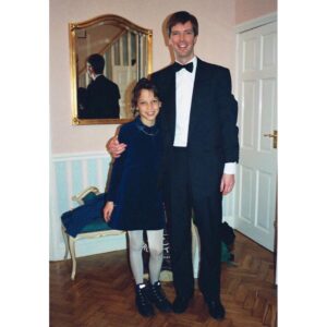 Caroline Ford Instagram - Throwing it back to the coolest dad in the world. En route here to the Spice World Premiere, an experience that has yet to be topped!! 😍
