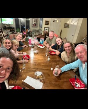 Caroline Hobby Instagram - Big times this thanksgiving. New puppy, Ruby Two. Got our ears pierced, no tears. New lashes, thanks @lashoutnashville 🫶, new blonde thanks @marissadanelle 🫶, great times with family. So much to be thankful for! A little girl w a puppy may be the truest representation of joy I have ever seen. 🥰