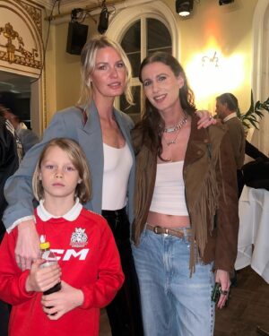 Caroline Winberg Instagram - Thank you @viaplaysverige for having us. My son was chasing hockey stars for autographs most of the night #börjeviaplay @assefacommunication