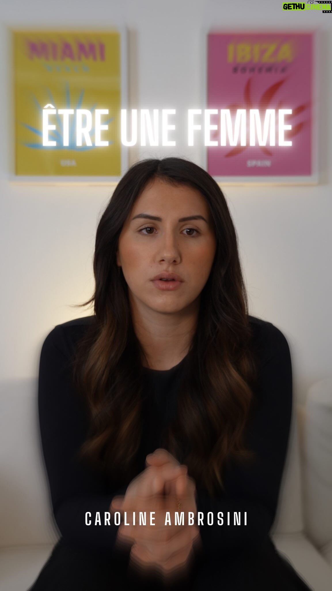 Caroline Ambrosini Instagram - Court-métrage: Être une Femme Monologue du film “Barbie” revisité