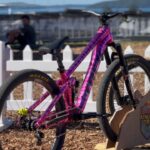 Caroline Buchanan Instagram - Quite possibly the best paint job… Ever 🫡 @cbuchanan68 bike is turning heads with this custom paint job. The chrome pink mirror finish on her Trek ticket S is 🤌