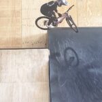 Caroline Buchanan Instagram - Sound of my 🫀 …yesterday was another day of learning new skills on my bike! Adding a bar spin on quarter to the list!!! Skate park: @rampfest #mountainbiking #rampfest #crankworx #slopestylemtb #mtb