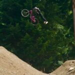 Caroline Buchanan Instagram - Landed my first Superman seat grab to dirt yesterday 🤪🦸‍♀️ Vibing this @fmbworldtour course @queenstownbikefestival Vid// @blakepickup