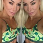 Caroline Buchanan Instagram - Avo nice day everyone 🥑 Lets Smash It !!!! @knobby #knobbyNation #underwear #undies #subscription #lingerie #mtb #avocado #mountainbike