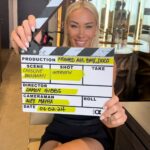 Caroline Buchanan Instagram - BTS filming a history of BMX docco 🎥 Hotel room takeover @framedausbmxdocumentary #BMXracing #bmx