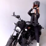 Caroline Buchanan Instagram - We back together @harleyaustralia 🏍️ 💨 since launching Harley’s street 500 eight years ago…. The ride continues on this beauty! #nightster @throttlegirls_ #harleydavidson #throttlegirls #motogirl #motorcycle