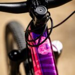 Caroline Buchanan Instagram - @cbuchanan68’s “Pink Zebra” Ticket S flying high and rolling fast at @crankworx Rotura This bike was a winning fan-inspired design from Caroline’s Colour-Line Buchanan coloring book and it’s an eye-catcher on the mountain 👀 📸 @maddogboris #trekbikes #trekticket #crankworxrotura #slopestyle
