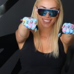 Caroline Buchanan Instagram - Back by popular demand!!! I can’t believe it’s been 6 YEARS since @fisthandwear & I dropped the first OG original donut glove 🍩 🤤 & guess what it’s back and available now. #fisthandwear online and in stores now