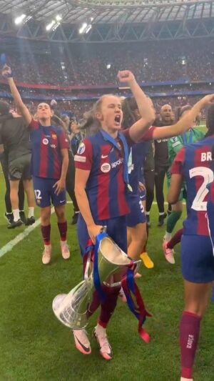 Caroline Graham Hansen Instagram - Sweet Caroline 🤩

#UWCLfinal #UWCL