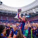 Caroline Graham Hansen Instagram - What a day! Thank you for the amazing support. We couldn’t do it without you! Somos campeonas de Europa #soyculé