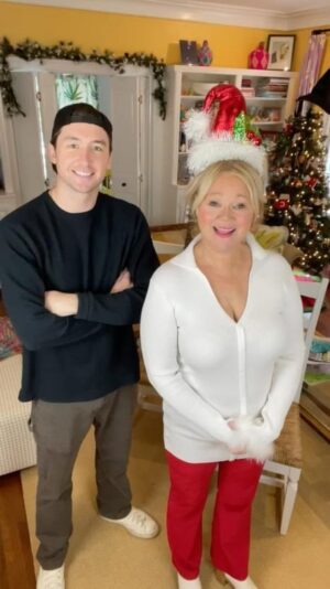 Caroline Rhea Instagram - #NewYearsInNashville Don’t worry who you’ll end up kissing at midnight! Come to @Zaniesnashville and see @cjmarrinan and me! #MerryChristmas #HappyHolidays Love, Caroline
#standupcomedy
#perfectgift