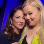Caroline Rhea Instagram - Yes that is the Queen of All @gloriaestefan . She is even kinder than she is talented and tolerated me reciting all of the lyrics to her songs to her face.I was lucky enough to be the auctioneer for the @fedexchamp @stjude Angel and Stars Gala in Miami last weekend. I was honored to meet Luna, an adorable little girl who is receiving treatment @stjude. My friend @ben.sanderson_ donated $500. That is his first paycheck as a professional actor. General Hospital’s Josh Kelly helped me with the auction and @romerobritto donated one of his stunning paintings. It was a stellar evening for the most worthy of causes. Everyone should donate! P.S. There will never be a shampoo called “Florida” That humidity is not hair friendly!
