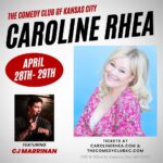 Caroline Rhea Instagram - @cjmarrinan and I will be in Kansas City this weekend. CJ is hoping to be drafted by the @nfldraft @nfl Come see us and I’ll tell you the story why @terrellowens thinks I’m actually a witch and how Eli Manning helped me get pregnant. #nfl #nfldraft Yes I am unable to close my mouth during pictures. #standupcomedy
