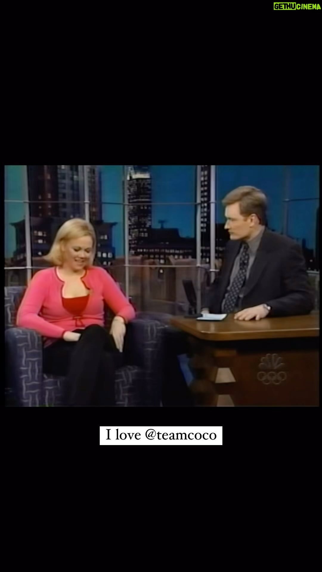 Caroline Rhea Instagram - I think I was a guest on Conan’s show 35 times. Strangely 3 times with Kris Kristofferson @kristofferson and BuzzAldrin. He wears the coolest chain with a moon charm on it. FYI I was at NBC filming a pilot and they asked me if I wanted to see this writer audition to replace Johnny Carson named #conanobrien #ComedyHistory #standup
