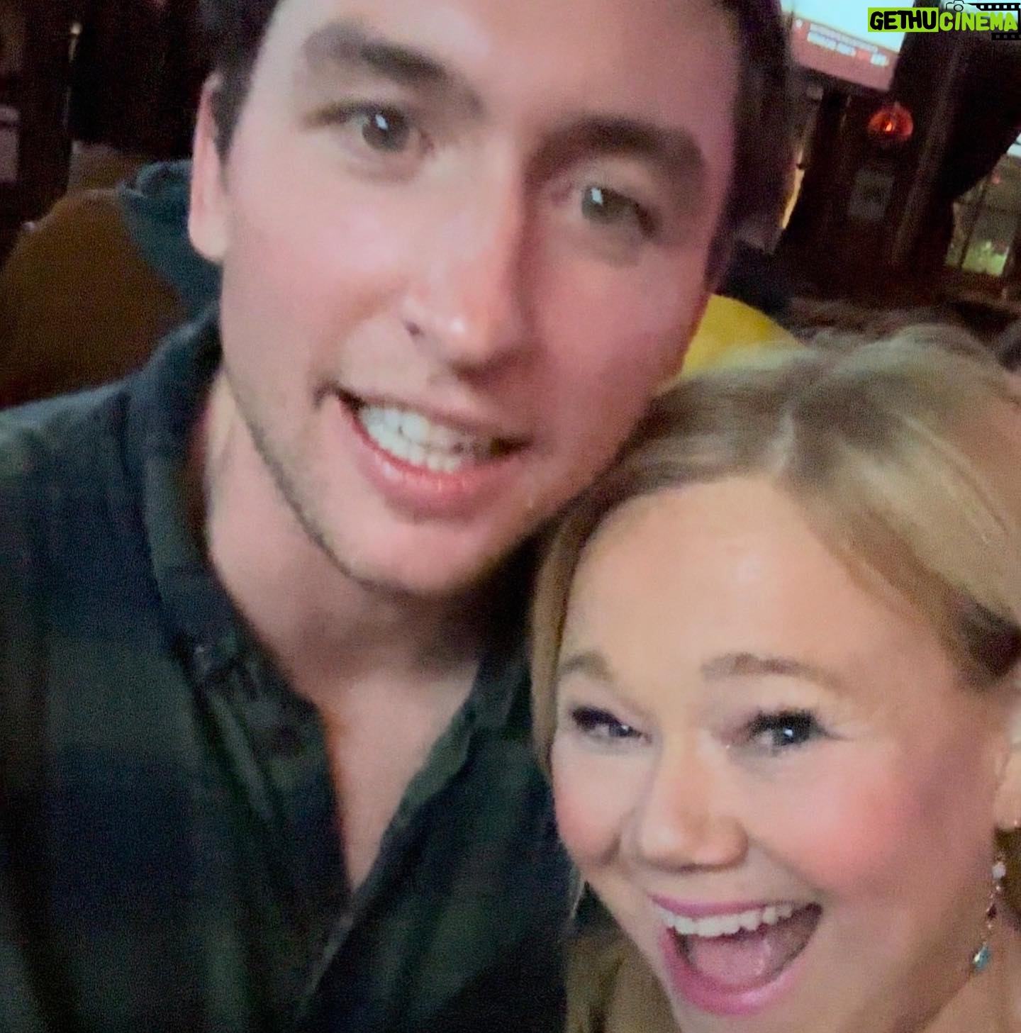 Caroline Rhea Instagram - @cjmarrinan and I will be in Kansas City this weekend. CJ is hoping to be drafted by the @nfldraft @nfl Come see us and I’ll tell you the story why @terrellowens thinks I’m actually a witch and how Eli Manning helped me get pregnant. #nfl #nfldraft Yes I am unable to close my mouth during pictures. #standupcomedy