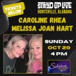 Caroline Rhea Instagram - Yes she’s done literally everything..acting since she was 4, dancing, directing but tomorrow @melissajoanhart is opening for me @standuplivehunt and making her stand-up debut witch will be very fun. See you there. Best Witches, AH. (This really does sound like it would have been an episode but the club would have been in The Other Realm) and it would have been called????? Give us some ideas. P.S. If you’ve always had a secret desire to be a standup you should do it!!! #standupcomedy #sabrinatheteenagewitch #Halloween #WitchesAreFunnierThanLeprechauns Tickets are actually at my website