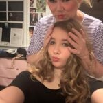 Caroline Rhea Instagram - How does time go by so quickly? I want you to know that I was in labor less time that it took me to figure out how to post this. Happy Birthday my most beloved Avie. I love you more than the limit of words. You are so hilarious and smart and I love you more than anything even when I ask you to do something and you ask if you can get back to me in 5-7 business days. Thank God you were born and you picked me. It’s also technically Stella’s Birthday. I let her eat one of your Birthday cards.