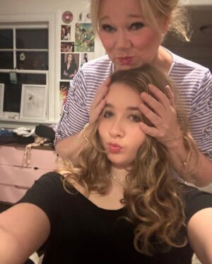 Caroline Rhea Instagram - How does time go by so quickly? I want you to know that I was in labor less time that it took me to figure out how to post this. Happy Birthday my most beloved Avie. I love you more than the limit of words. You are so hilarious and smart and I love you more than anything even when I ask you to do something and you ask if you can get back to me in 5-7 business days. Thank God you were born and you picked me. It’s also technically Stella’s Birthday. I let her eat one of your Birthday cards.