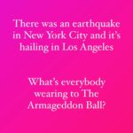 Caroline Rhea Instagram - Seriously has anyone noticed animals pairing up and asking for directions to the Ark? #comedy #newyork #losangeles #earthquake #mothernature