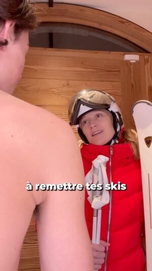 Caroline Vigneaux Instagram - Faire du ski avec un adolescent 😅

#ski #ados #mère #enfants #humour #comedie #carolinevigneaux