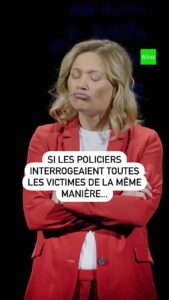 Caroline Vigneaux Instagram - Selon @carolinevigneaux, c'est très clair : les policiers n'interrogent pas toutes les victimes de la même manière 😂 Le spectacle 