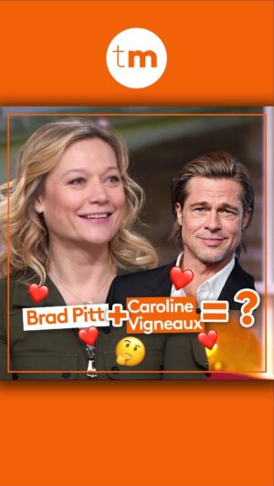 Caroline Vigneaux Instagram - Caroline Vigneaux   Brad Pitt = ? 💘🤔

#carolinevignaux #bradpitt #people #telematin #relation #couple