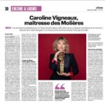 Caroline Vigneaux Instagram - ⭐️GRANDE NOUVELLE ⭐️ Je suis fière et honorée de vous annoncer que je serai la maîtresse de la 35ème Cérémonie des Molières ! 🤩 J’ai tellement hâte de vous retrouver depuis les @foliesbergere_officiel et en direct sur France 2 pour célébrer cet événement ! #moliere #ceremonie #ceremoniedesmolieres #prix #presentatrice #télé #théâtre #academiedesmolieres #carolinevigneaux