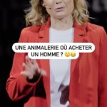 Caroline Vigneaux Instagram - « Ah oui, et je voudrais aussi, s’il vous plait, un modèle qui ne perde pas trop ses poils. » Quand @carolinevigneaux imagine une animalerie où on pourrait acheter des hommes 😂 Bonne idée selon vous ?   « Caroline Vigneaux croque la pomme », lundi 29 avril à 21:00