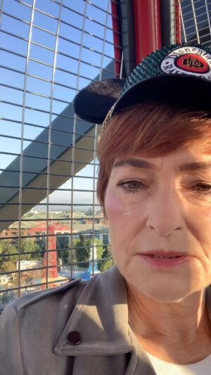 Carolyn Hennesy Instagram - With two of my Besty‘s at Disney, California adventure… Early morning! Nobody here! Too much fun! @disneyland @disneylandandcaliforniaadv #disneyland #californiaadventure #besties #ferriswheel #whataview