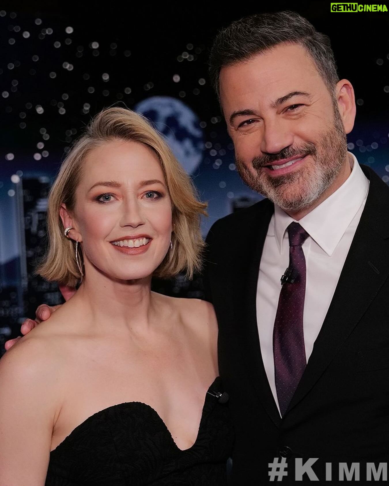 Carrie Coon - 11.9K Likes - Last night on @jimmykimmellive:
Styling @alicialombardini
Make-up @adambreuchaud
Hair @kyleeheathhair
Dress @marahoffman
Shoe @gianvitorossi
Cuff @leonyvonne
Earrings @ritiquejewelry
Rings @lionheartjewelry
Anklet @rachbjewelry