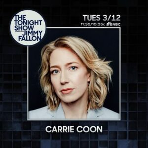 Carrie Coon Instagram - Tonight @jimmyfallon !
Ghostbusters: Frozen Empire premiers March 22 exclusively in theaters. #ghostbusters #ghostbustersfrozenempire