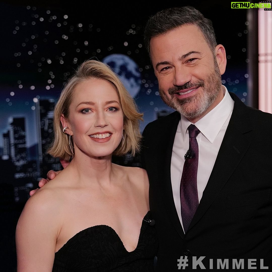Carrie Coon - 7.9K Likes - #Kimmel! Tonight!