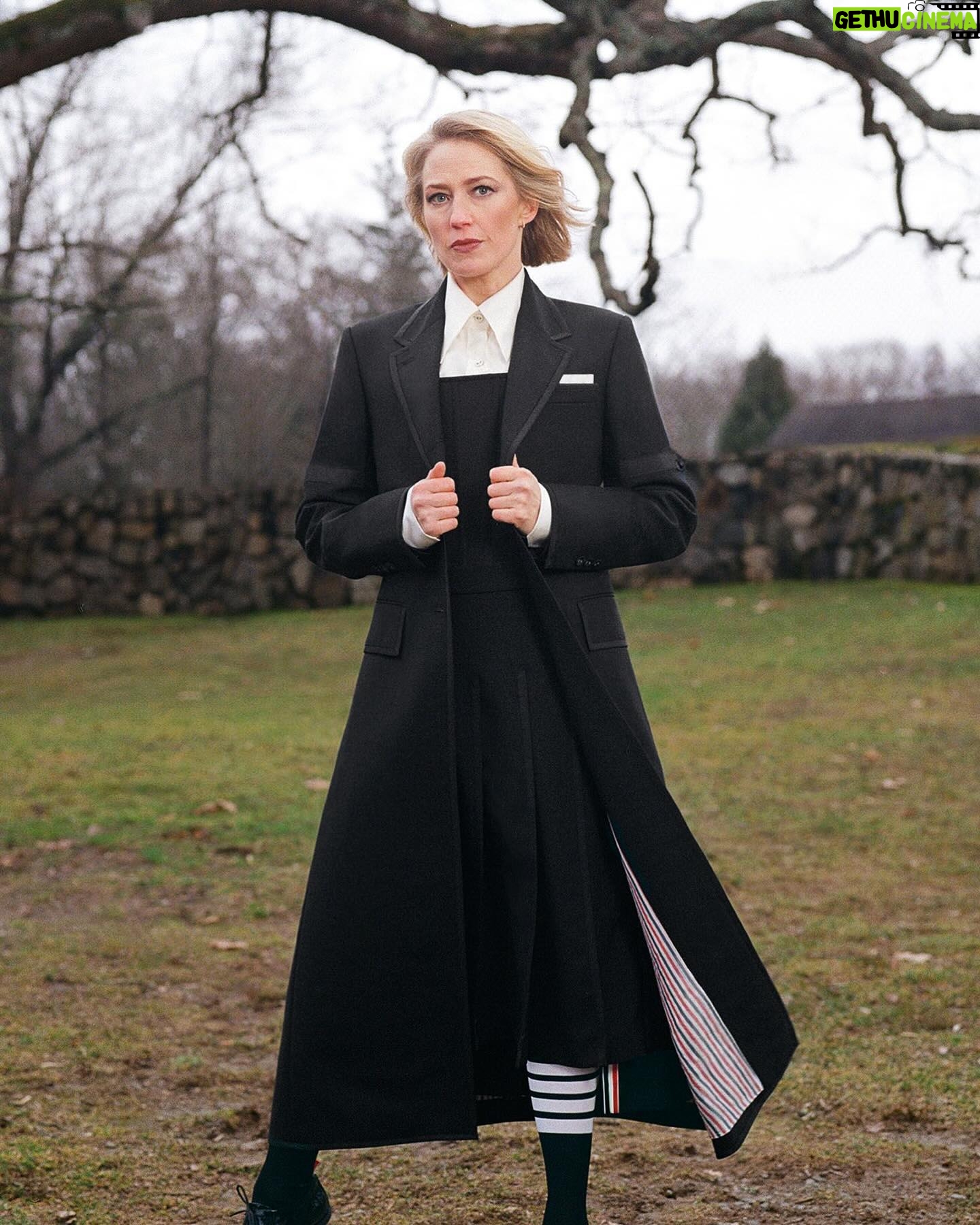 Carrie Coon - 10.1K Likes - I was honored to be invited to collaborate on Thom Browne’s FW24 show. And let me tell you, this little English major’s heart skipped a beat when the team asked me to read “The Raven” by Edgar Allan Poe. I like my horror—and my fashion—with a touch of wit. @thombrowne #thombrownefw24
Photographer: @mr_puryear
Hair & make-up: @evascrivosalons