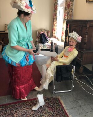 Carrie Coon Instagram - #BTS @gildedagehbo @streamonmax