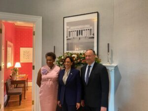 Carrie Mae Weems Instagram - Last Monday I had the immense honor of meeting the Vice President. She hosted a wonderful and thoughtful panel discussion at her home with myself and a few other amazing artists discussing ourselves and our practices.