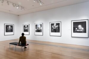 Carrie Mae Weems Instagram - Taking the time to share some installation photos from my exhibition with my great friend @dawoudbey 
‘Dawoud Bey and Carrie Mae Weems: In Dialogue’ is open at the Grand Rapids Art Museum now through the end of April. I encourage you to check it out if you haven’t already!