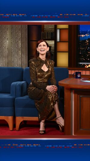 Carrie Preston Instagram - 14 years is a long time to play a character, but @carriepreston says Elsbeth’s journey is just getting started. 

#Colbert