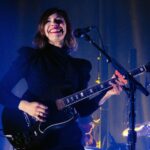Carrie Brownstein Instagram - Finished the @sleater_kinney tour on Friday, won my first pickleball tournament on Saturday. That smile in the first pic is a pretty great encapsulation of how I felt on stage every night. My body is wrecked from 30 shows in 5 weeks, but mentally and emotionally I feel uplifted. The elation is on account of my wonderful bandmates @corintuckerband @angie_boylan @toko__okot @lou.tides, our amazing crew @robinlaananen @silver_morning_mgmt @zoidtropical @jforesmanlighting @clairetrashtours @tobatchnik @averyslayfer @agita_online, and the fans, who brought their hearts to the shows and wore them proudly on their sleeves. It was also incredible to play with shredder and singer extraordinaire @blackbelteaglescout nearly every night and to share the stage with @palehound for a few. I’ll see the rest of you out on the road later this year. Going to sleep now. (Not really, my dog needs a walk). Byeeee. 📸 @seripenyar