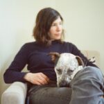 Carrie Brownstein Instagram - Pondering how I ended up with a lap dog.