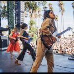 Carrie Brownstein Instagram – Last 2021 show with @sleater_kinney at @theohanafest. Here I am with post-show hair pondering my future, taking a quick nap on @corintuckerband during the set, and playing as part of a guitar trio with Corin and @suavecito_91. 📷 @lancebangs @limaphoto