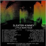 Carrie Brownstein Instagram – Sleater-Kinney have a new album out on January 19th called Little Rope. 

It’s an album that’s very dear to me and I’m so excited to share the entirety of it soon. 

It was produced by the amazing @congletonjohn, who’s also one of the best hangs and a perennial rascal. 

For now, you can listen to the opening track, “Hell,” and watch the video, shot and directed @miss_ashcon—who was seven months pregnant at the time!—and starring @mirandajuly, two people who I adore immensely. 

@yagurlsophia did the album photography and creative direction. Sophia is brilliant and kind, and it was an honor to work with her. 

@sleater_kinney will embark on a worldwide tour for the album, some of those dates are now available for purchase. Can’t wait to see you at the shows! (More dates will be announced later). 

Everything at the link in my bio. ❤️

Artist Presale:  Wednesday, October 4 – 10AM Local
PW: LITTLEROPE

Public On Sale:  Friday, October 6 – 10AM Local