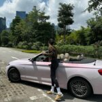 Carrie Wong Instagram - Happygirl94 during her weekend drive 😎 p/s thank you @the.visual_lab for this super pretty car wrap, loving the color it’s perfect for the new year ♥️