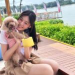Carrie Wong Instagram - Happy birthday my baby girl mummy loves you forever and always even though all u care about is the cake. Hope you stay this greedy forever 🥰