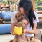 Carrie Wong Instagram - Happy birthday my baby girl mummy loves you forever and always even though all u care about is the cake. Hope you stay this greedy forever 🥰