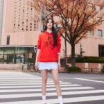 Carrie Wong Instagram - Back to Tokyo best days. 🍁 The OnitsukaTiger 75th Anniversary collaboration with Astroboy finally drops in Singapore today. You can find these cuties at their flagship store and online, get very ready for CNY 😜❤️ @onitsukatigerofficial @onitsukatigersg #OnitsukatigerSG #OnitsukaTiger75th