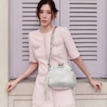 Carrie Wong Instagram - Staying cool and bold for the year of Dragon 💓 @majeparis #majegirls #MajeParis #MajeSS24 #LNY #YearOfTheDragon