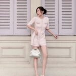 Carrie Wong Instagram - Staying cool and bold for the year of Dragon 💓 @majeparis #majegirls #MajeParis #MajeSS24 #LNY #YearOfTheDragon