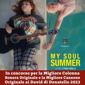 Casadilego Instagram - «MY SOUL SUMMER» di Fabio Mollo è in concorso per i @premidavid di Donatello 2023 per la Migliore Colonna Sonora Originale e per la Migliore Canzone Originale con «Oceano di cose perse».

Al suo esordio sullo schermo, Elisa Coclite aka @casadilego ha trasmesso tutto il suo amore incondizionato per la musica al personaggio di Anita, vincendo il Premio Starlight International Cinema Award come Rivelazione Femminile e il Premio Movie to Music per il migliore debutto al cinema di una musicista.
.
.
.
«MY SOUL SUMMER» è interpretato da Casadilego, Tommaso Ragno, Luka Zunic, Agnese Claisse, Anna Ferzetti e Lunetta Savino; è stato prodotto da Bartleby Film, Fidelio e Rai Cinema.
#foryourconsideration #premidavid